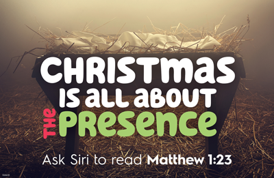 Christmas is all about the presence